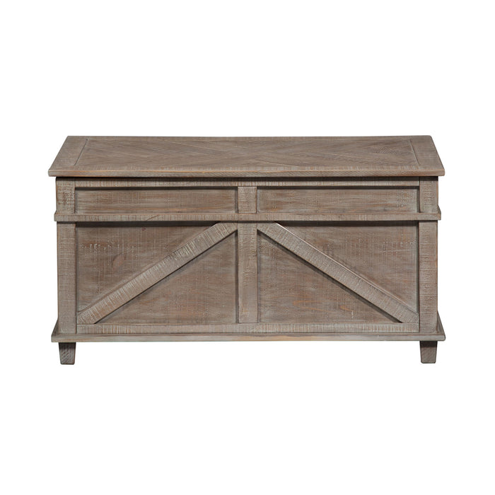 Parkland Falls - Storage Trunk - Weathered Taupe – Storage Trunks by Liberty Furniture at Furniture Wholesale Plus , Nashville furniture store