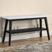Vida - Marble Top Sofa Table - Black / White – Sofa Tables by Steve Silver Furniture at Furniture Wholesale Plus , Nashville furniture store
