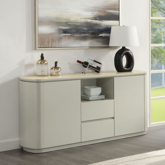 Ingram - Server - Ceramic Top & Light Gray Finish - Premium Servers from ACME - Just $1699! Shop now at Furniture Wholesale Plus  We are the best furniture store in Nashville, Hendersonville, Goodlettsville, Madison, Antioch, Mount Juliet, Lebanon, Gallatin, Springfield, Murfreesboro, Franklin, Brentwood