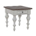 River Place - End Table - Riverstone White & Tobacco – End Tables by Liberty Furniture at Furniture Wholesale Plus , Nashville furniture store