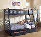 Ashton - 2-Drawer Wood Bunk Bed – Bunk Beds by CoasterEssence at Furniture Wholesale Plus , Nashville furniture store