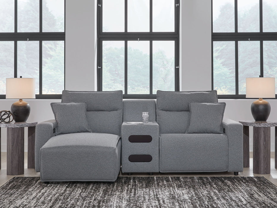 ModMax II - Salt And Pepper - Reclining Sectional – Reclining Sectionals by Signature Design by Ashley® at Furniture Wholesale Plus , Nashville furniture store
