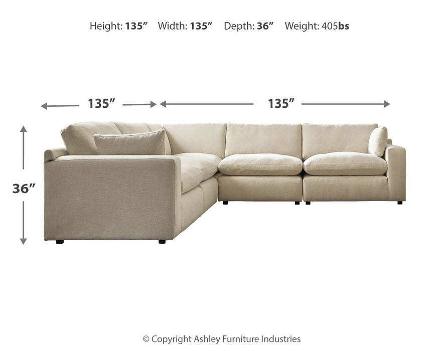 Elyza - Sectional – Stationary Sectionals by Benchcraft® at Furniture Wholesale Plus , Nashville furniture store