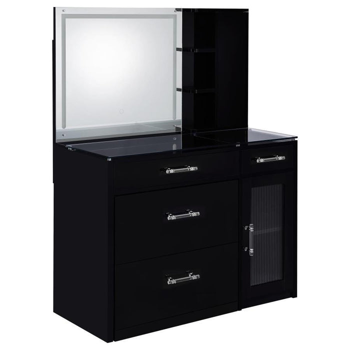 Flora - 2-Drawer Vanity Set With LED Mirror – Vanity Sets by Coaster Fine Furniture at Furniture Wholesale Plus , Nashville furniture store
