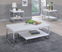 Lucia - 3 Piece Table Set - White – Table Sets by Steve Silver Furniture at Furniture Wholesale Plus , Nashville furniture store