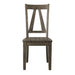 Finn - Wooden Side Chair (Set of 2) - Chocolate – Chair Sets by Elements International at Furniture Wholesale Plus , Nashville furniture store