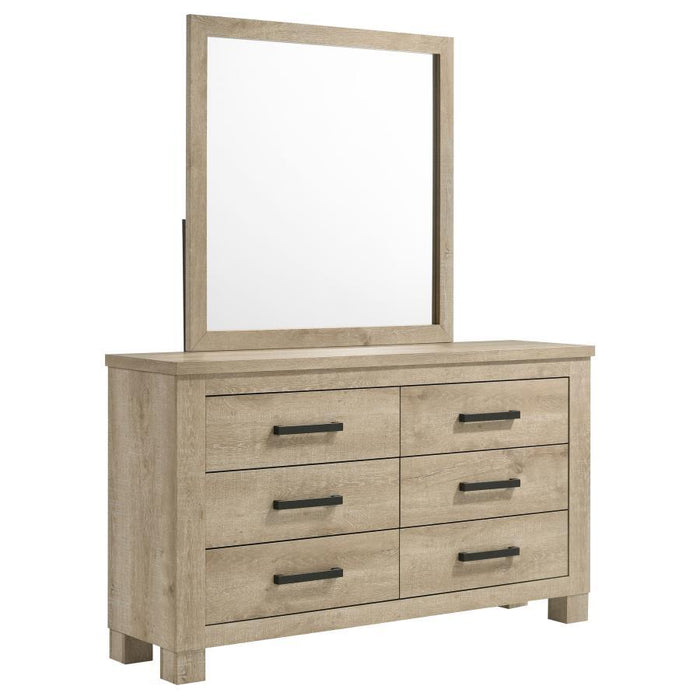 Oakglen - 6-Drawer Bedroom Dresser – Dressers by Coaster Fine Furniture at Furniture Wholesale Plus , Nashville furniture store