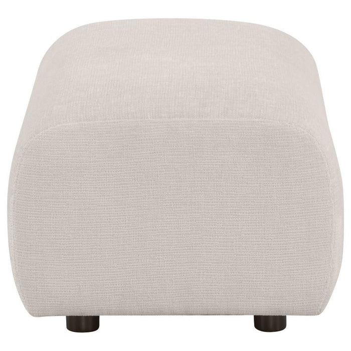 Burnett - Chenille Upholstered Ottoman – Upholstered Ottomans by Coaster Fine Furniture at Furniture Wholesale Plus , Nashville furniture store