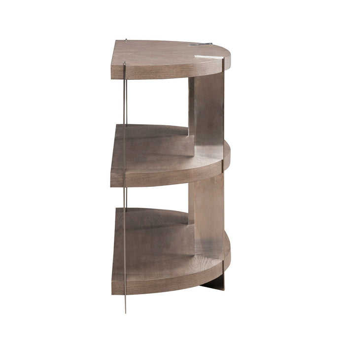 Harlow - Sofa Table - Sandstone & Satin Nickel – Sofa Tables by Liberty Furniture at Furniture Wholesale Plus , Nashville furniture store