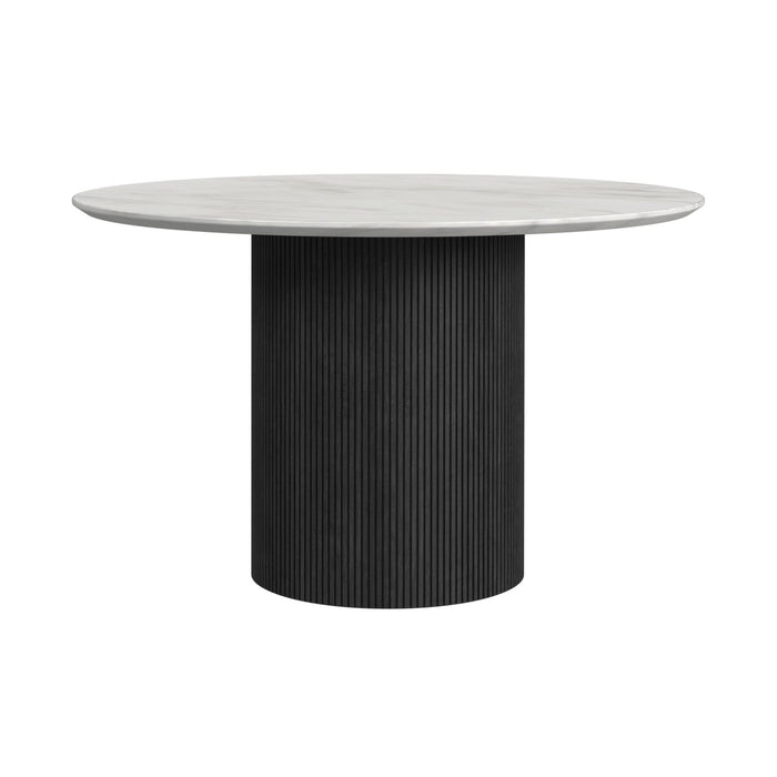 Sylvie - Round Dining Table With Faux Marble Top – Dining Tables by Elements International at Furniture Wholesale Plus , Nashville furniture store