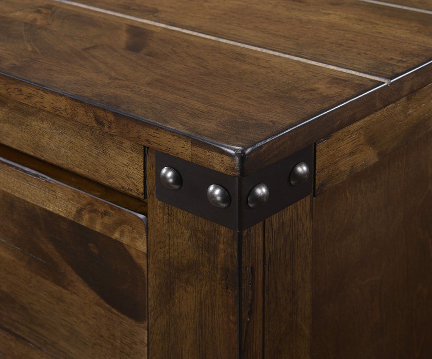 Curtis - Nightstand - Dark Oak – Accent Nightstands by Crown Mark at Furniture Wholesale Plus , Nashville furniture store