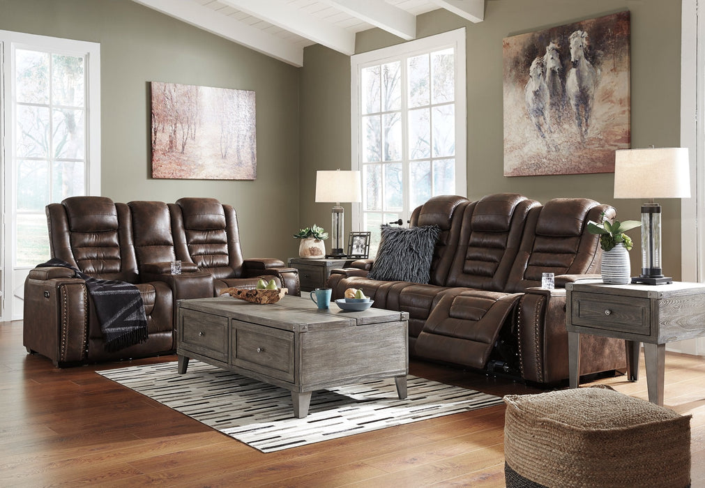 Game Zone Power Reclining Loveseat with Console - Premium Loveseat from Ashley Furniture - Just $1826.37! Shop now at Furniture Wholesale Plus  We are the best furniture store in Nashville, Hendersonville, Goodlettsville, Madison, Antioch, Mount Juliet, Lebanon, Gallatin, Springfield, Murfreesboro, Franklin, Brentwood