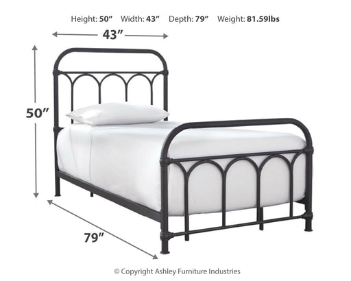 Nashburg - Arch Bed - Premium Panel Beds from Signature Design by Ashley® - Just $258! Shop now at Furniture Wholesale Plus  We are the best furniture store in Nashville, Hendersonville, Goodlettsville, Madison, Antioch, Mount Juliet, Lebanon, Gallatin, Springfield, Murfreesboro, Franklin, Brentwood
