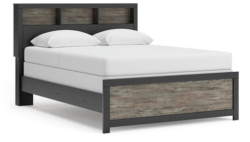 Broachmyn - Lighted Bookcase Panel Bed – Panel Beds by Signature Design by Ashley® at Furniture Wholesale Plus , Nashville furniture store