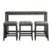 Oak Lawn - Bar Table Single Pack – 4 Piece Dining Room Sets by Elements International at Furniture Wholesale Plus , Nashville furniture store