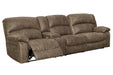 Segburg - 2-Piece Power Reclining Sectional - Driftwood – Reclining Sectionals by Benchcraft® at Furniture Wholesale Plus , Nashville furniture store
