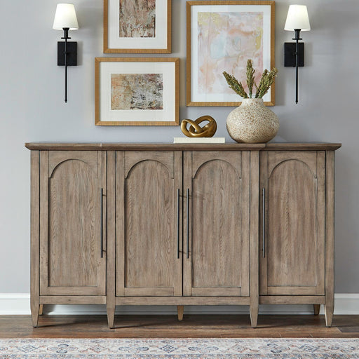 Pavilion - 4 Door Accent Cabinet - Natural – Accent Cabinets by Liberty Furniture at Furniture Wholesale Plus , Nashville furniture store