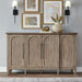 Pavilion - 4 Door Accent Cabinet - Natural – Accent Cabinets by Liberty Furniture at Furniture Wholesale Plus , Nashville furniture store