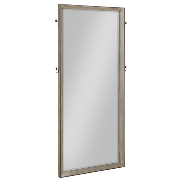 Durango - Full Length Standing Floor Mirror - Washed Oak – Floor Mirrors by Coaster Fine Furniture at Furniture Wholesale Plus , Nashville furniture store