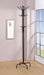 Collier - 12 Hook Freestanding Coat Rack Hat Hanger - Black – Freestanding Coat Racks by CoasterEveryday at Furniture Wholesale Plus , Nashville furniture store