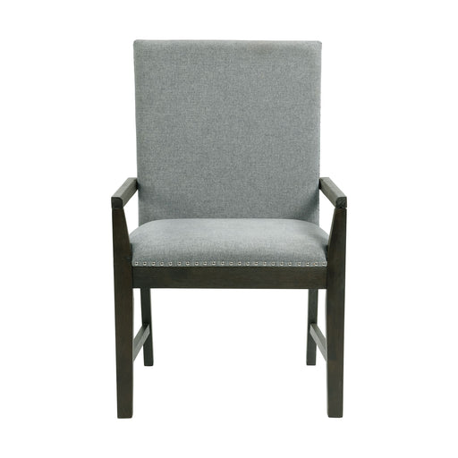 Donovan - Standard Height Arm Chair (Set of 2) - Gray – Chair Sets by Elements International at Furniture Wholesale Plus , Nashville furniture store