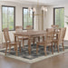 Riverdale - Dining Set With Taped Legs Table – 5 Piece Dining Room Sets by Steve Silver Furniture at Furniture Wholesale Plus , Nashville furniture store