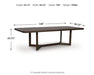 Dilenno - Rectangular Dining Room Extension Table - Dark Brown – Dining Tables with Extensions by Signature Design by Ashley® at Furniture Wholesale Plus , Nashville furniture store