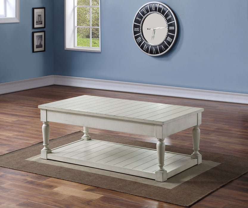 Hemingway - Lift Top Coffee Table - White – Coffee Tables by Steve Silver Furniture at Furniture Wholesale Plus , Nashville furniture store
