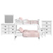 Hampton Kids - Bunk With Ladder Bedroom Set – 3 Piece Bedroom Sets by Elements International at Furniture Wholesale Plus , Nashville furniture store