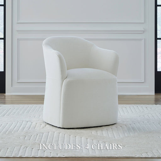 Accent Dining - Dining Chairs With Casters (Set of 4) – Chair Sets by Liberty Furniture at Furniture Wholesale Plus , Nashville furniture store