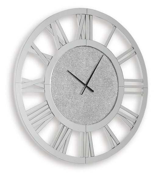 Reinport - Mirror - Wall Clock - Premium Wall Clocks from Signature Design by Ashley® - Just $238! Shop now at Furniture Wholesale Plus  We are the best furniture store in Nashville, Hendersonville, Goodlettsville, Madison, Antioch, Mount Juliet, Lebanon, Gallatin, Springfield, Murfreesboro, Franklin, Brentwood