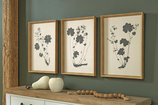 Huddwick - Wall Art Set (Set of 3) - Linen / Black – Canvas Art Sets by Signature Design by Ashley® at Furniture Wholesale Plus , Nashville furniture store
