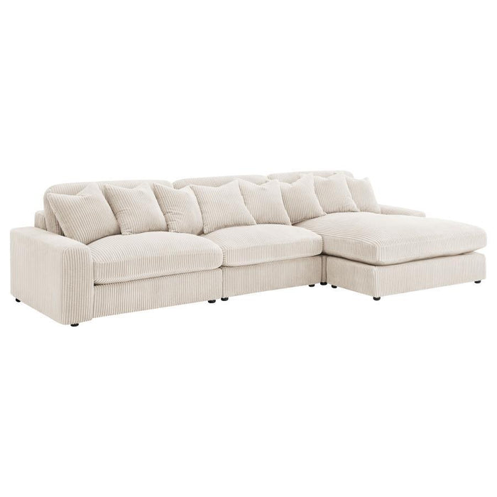 Blaine - Reversible Upholstered Chaise Sectional Sofa - Premium Stationary Sectionals from Coaster Fine Furniture - Just $2509! Shop now at Furniture Wholesale Plus  We are the best furniture store in Nashville, Hendersonville, Goodlettsville, Madison, Antioch, Mount Juliet, Lebanon, Gallatin, Springfield, Murfreesboro, Franklin, Brentwood