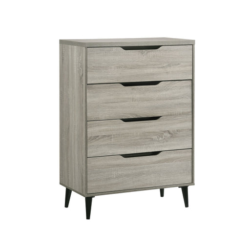 Ernesto - 4-Drawer Chest With Interlock – Accent Chests by Elements International at Furniture Wholesale Plus , Nashville furniture store