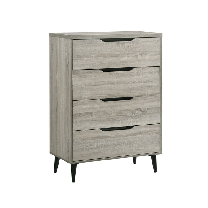 Ernesto - 4-Drawer Chest With Interlock – Accent Chests by Elements International at Furniture Wholesale Plus , Nashville furniture store