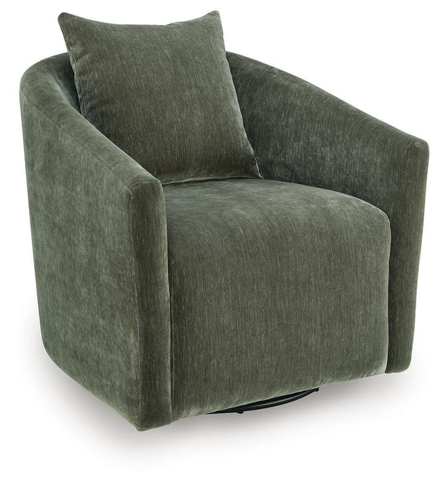 Leastow - Swivel Accent Chair - Loden – Swivel Chairs by Signature Design by Ashley® at Furniture Wholesale Plus , Nashville furniture store