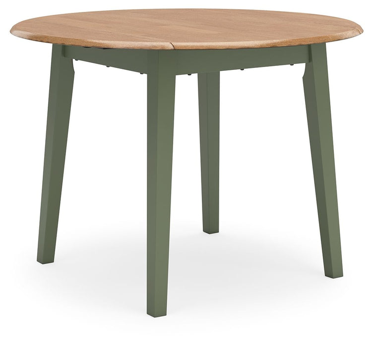 Gesthaven - Round Dining Room Drop Leaf Table – Dining Tables by Signature Design by Ashley® at Furniture Wholesale Plus , Nashville furniture store