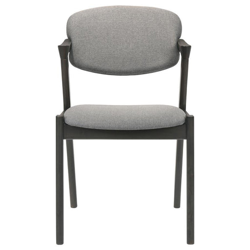 Stevie - Padded Wood Dining Arm Chair (Set of 2) - Black - Premium Chair Sets from CoasterEssence - Just $269! Shop now at Furniture Wholesale Plus  We are the best furniture store in Nashville, Hendersonville, Goodlettsville, Madison, Antioch, Mount Juliet, Lebanon, Gallatin, Springfield, Murfreesboro, Franklin, Brentwood