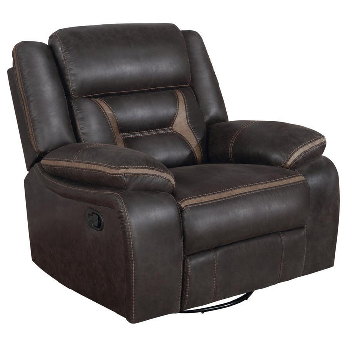 Greer - Upholstered Swivel Glider Recliner Chair - Premium Swivel Glider Chairs from CoasterEveryday - Just $549! Shop now at Furniture Wholesale Plus  We are the best furniture store in Nashville, Hendersonville, Goodlettsville, Madison, Antioch, Mount Juliet, Lebanon, Gallatin, Springfield, Murfreesboro, Franklin, Brentwood