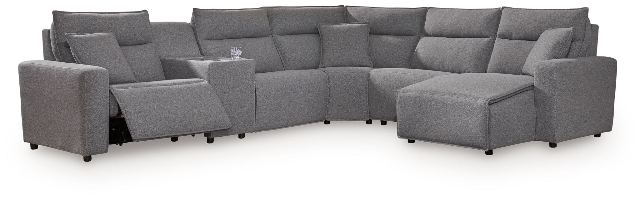 Modmax II - Reclining Sectional - Salt And Pepper – Reclining Sectionals by Signature Design by Ashley® at Furniture Wholesale Plus , Nashville furniture store
