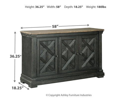Tyler Creek - Dining Room Server - Black / Gray – Servers by Signature Design by Ashley® at Furniture Wholesale Plus , Nashville furniture store