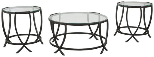 Tarrin - Occasional Table Set (Set of 3) - Black – Table Sets by Signature Design by Ashley® at Furniture Wholesale Plus , Nashville furniture store