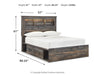 Drystan - Panel Bookcase Bed – Panel Beds by Signature Design by Ashley® at Furniture Wholesale Plus , Nashville furniture store