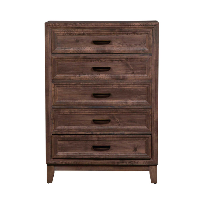 Ridgecrest - 5 Drawer Chest - Cobblestone – Accent Chests by Liberty Furniture at Furniture Wholesale Plus , Nashville furniture store