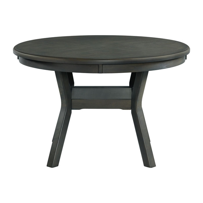 Amherst - Dining Table With Wood Leg - Gray Finish – Dining Tables by Elements International at Furniture Wholesale Plus , Nashville furniture store