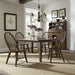 Hearthstone Ridge - Rectangular Table Set – 5 Piece Dining Room Sets by Liberty Furniture at Furniture Wholesale Plus , Nashville furniture store