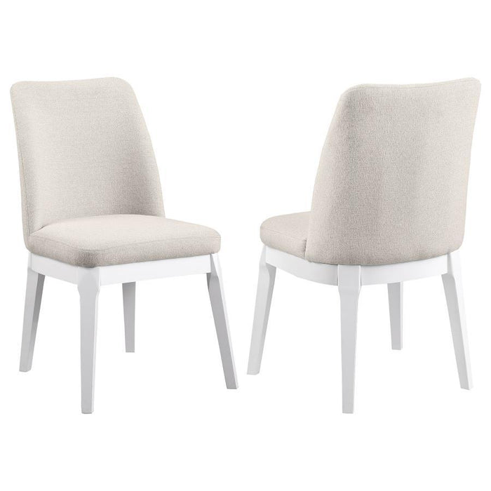 Carissa - Upholstered Dining Side Chair (Set of 2) – Chair Sets by Coaster Fine Furniture at Furniture Wholesale Plus , Nashville furniture store