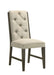 Herbert - Side Chair (Set of 2) - Espresso / Beige – Chair Sets by Crown Mark at Furniture Wholesale Plus , Nashville furniture store