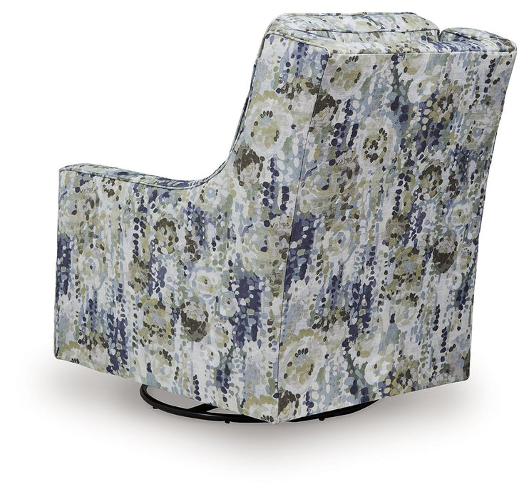 Dustinford - Swivel Glider Accent Chair - Multi – Swivel Glider Chairs by Signature Design by Ashley® at Furniture Wholesale Plus , Nashville furniture store