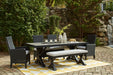 Beachcroft - Outdoor Dining Set – 7 Piece Outdoor Sets by Signature Design by Ashley® at Furniture Wholesale Plus , Nashville furniture store